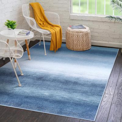 The Range Vernal Rialto Machine washable Area Rug, Dark Blue  Light Blue - Dark and Light Blue / 152 cm x 213 cm
