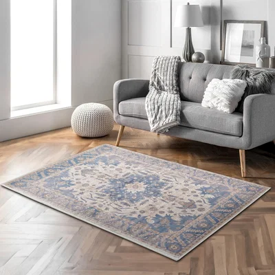 The Range Vintage Oriental Floral Rug for Indoor - Beige