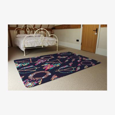 The Range Pattern With Different Dream Catcher Amulet Rug - Pink / 230cm
