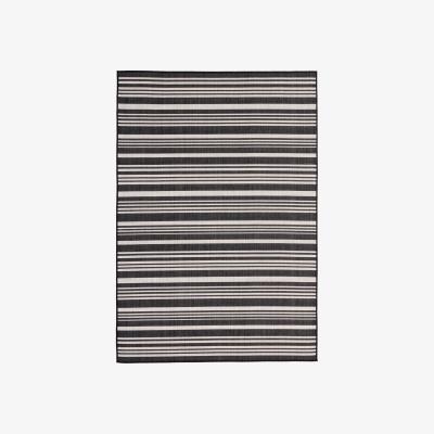 The Range Ecology Collection Outdoor Rugs in Black  300bl - Black / 80cm