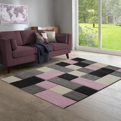 The Range Dexter Pink Rug - Pink  / 80x150