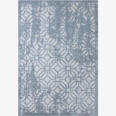 The Range Carina Collection Modern Washable Rugs in Blue  6931B - Blue / 2.04kg / 120cm