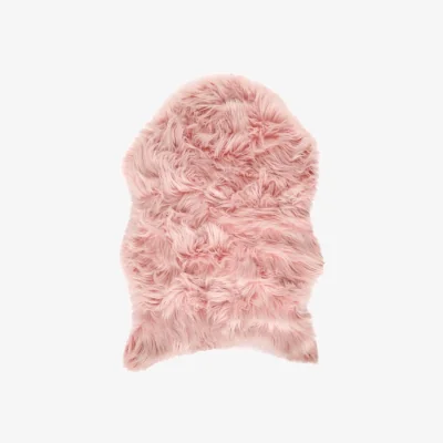 The Range Premium Luxury Faux Fur Rug, 50cm x 80cm - Heather