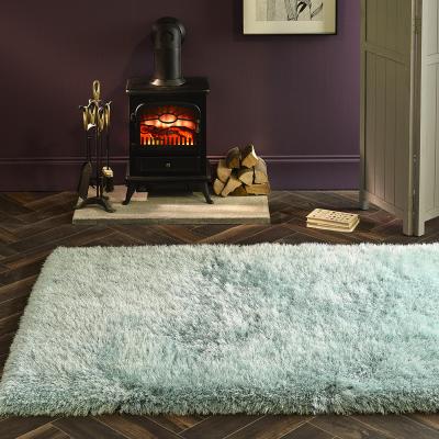 The Range Haze Blue Sumptuous Deep Shaggy Rug - Bright Blue / 160cm