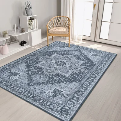 The Range Vernal Aurelia Grey Machine Washable Area Rug  - Grey / 170 cm x 240 cm