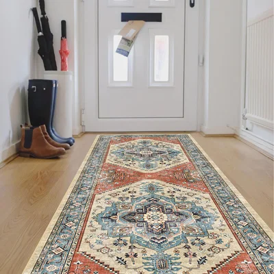 The Range Persian Classics Parisa Machine Washable rug - Orange / 180x60cm
