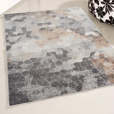 The Range Montana Collection Modern Rugs in Brown  3712B - Brown / 80cm
