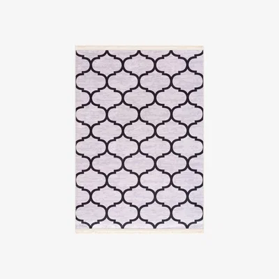 The Range Caimas Collection Washable Rugs in Grey  2710G - Grey / 80cm / 1.92kg