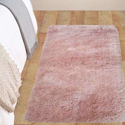 The Range Pink Washable And Non Slip 4cm Shaggy Rug - Rena - Pink / 100cm / 150cm