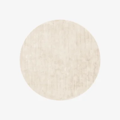 The Range Vikosa Jane Viscose Plain Rug - Cream / 200 x 300cm - Cream / 200.0cm