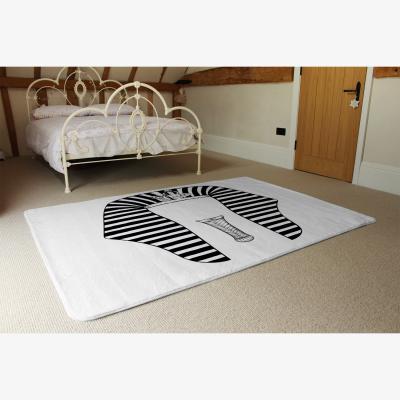 The Range Tutankhamun Rug - Black / 230cm