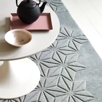 The Range Starburst Rug - Silver / 10kg / 120 x 170cm