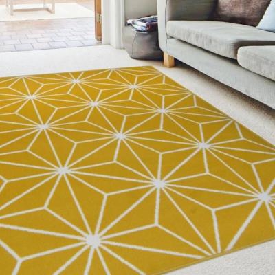 The Range Maestro Collection Star Design Rug in Yellow  3791 GB11 - Yellow / 80cm
