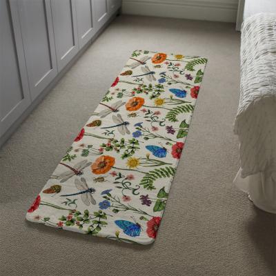 The Range Flowers  Insects Runner Rug - Green