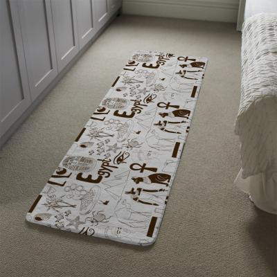 The Range Hand Drawn Sketch Egypt Runner Rug - Brown