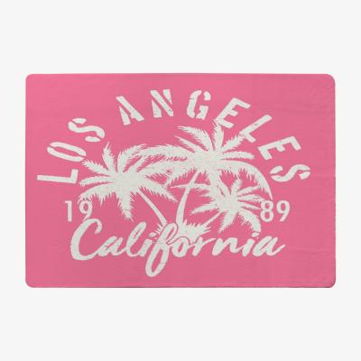 The Range Los Angeles California Rug - Pink / 110cm