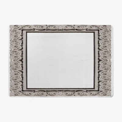 The Range Concrete Frame Rug - Brown / 110cm