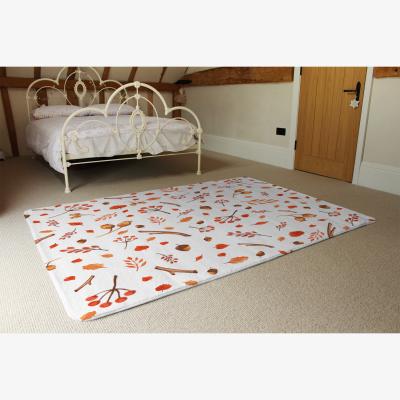 The Range Acorns  Leaves Rug - Orange / 230cm