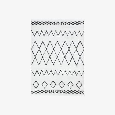 The Range Cream & Black Vivense Shana Rug - Cream & Black / 190cm