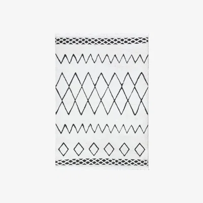 The Range Cream & Black Vivense Shana Rug - Cream & Black / 190cm