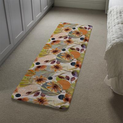 The Range Autumn Flowers Runner Rug - Brown