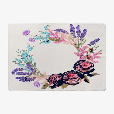 The Range Beautiful Reath Rug - Pink / 110cm