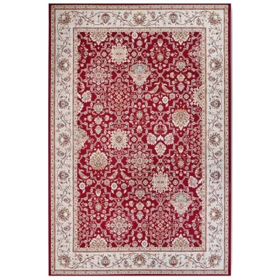 The Range Pierre Indoor & Outdoor Rug Blue - Red / 285.0cm