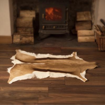 The Range Luxury Springbok Hide Rug - Brown