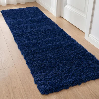 The Range Galaxy Shaggy Rug - Navy / 110cm