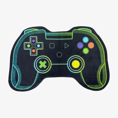 The Range Game Controller Rug  - Black