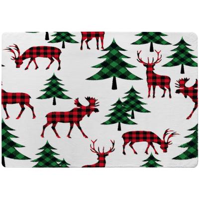 The Range Buffalo Plaid Woodland Style Rug - red / 230cm