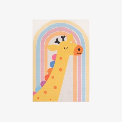 The Range Washable Kids Play Rug - Giraffe - Rainbow / 230cm