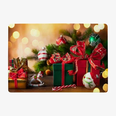 The Range Christmas Holidays Style Rug - green / 230cm