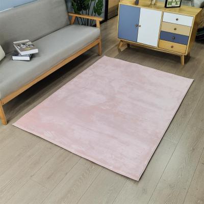 The Range Rosa Cosy Flannel Rug - Rosa