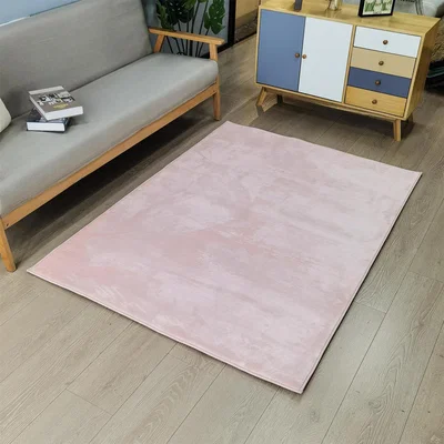 The Range Rosa Cosy Flannel Rug - Rosa