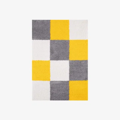 The Range Myshaggy Collection Rugs Geometric Design  381 Yellow - Yellow / 3.672kg / 120cm / 120X170 cm