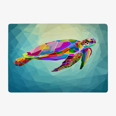The Range Geometric Blue Water Ocean Designer Rug - Blue / 200cm