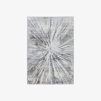 The Range Abstract Collection Burst Design Rug in Grey  D149A - Grey / 160cm