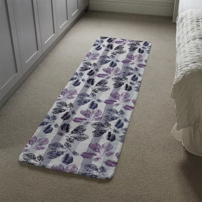 The Range Imprint Of Plant Runner Rug - Purple