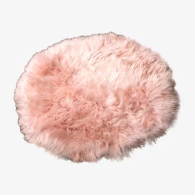 The Range Circle Sheepskin - Pink
