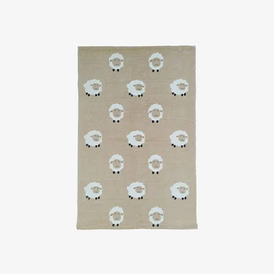 The Range Sheep Printed Rug - Beige