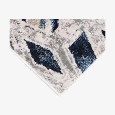 The Range Blue Honeycomb Mist Rug  - 170cm