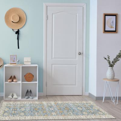 The Range Persian Classics Samira Machine Washable Rug - Blue / 180x60cm