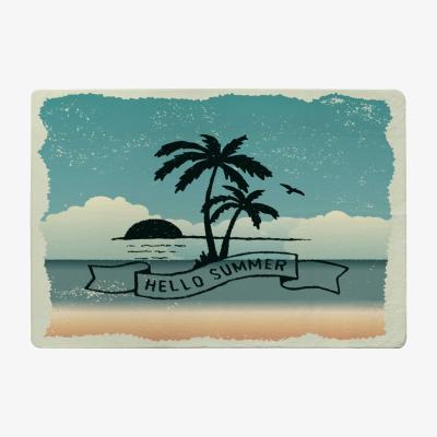 The Range Hello Summer Rug - Blue / 110cm