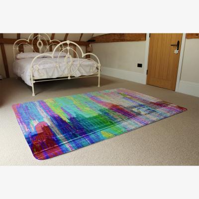 The Range Rainbow Bridge Rug - Green / 230cm