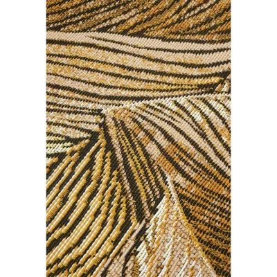 The Range Eugene Indoor & Outdoor Rug Gold & Black - Gold / 235.0cm