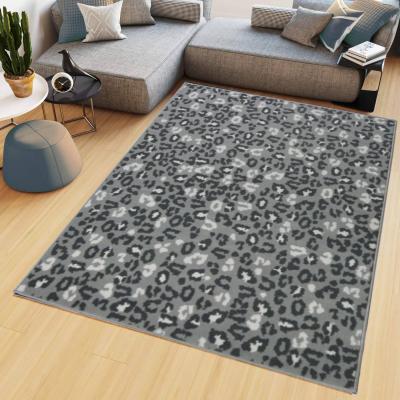 The Range Grey Leopard Print Area Rug - Islay - Grey / 230cm