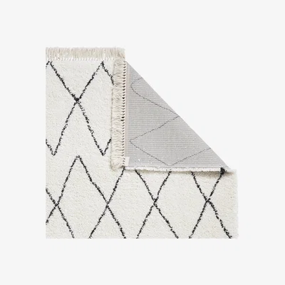 The Range Boho 8280 WhiteBlack Rug - White/Black / 230cm / 60cm