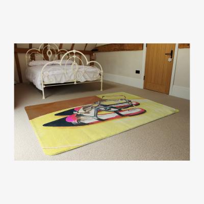 The Range Pionty Shoes Rug - Yellow / 230cm
