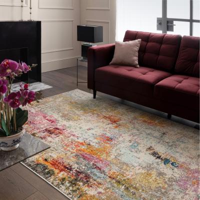The Range Haze Abstract Multicolour Rug - Multicoloured / 230cm